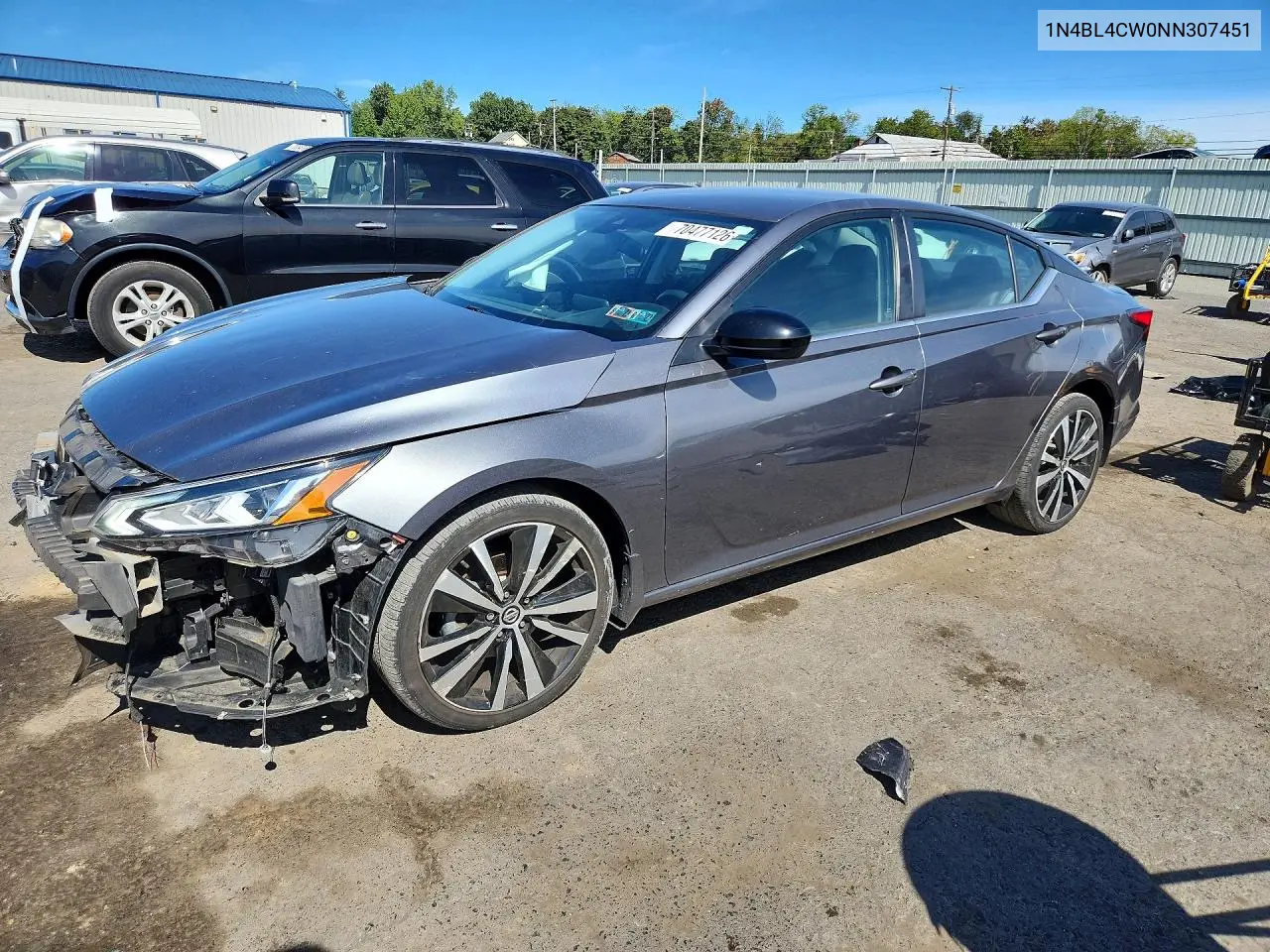 NISSAN ALTIMA 2022, VIN 1N4BL4CW0NN307451
