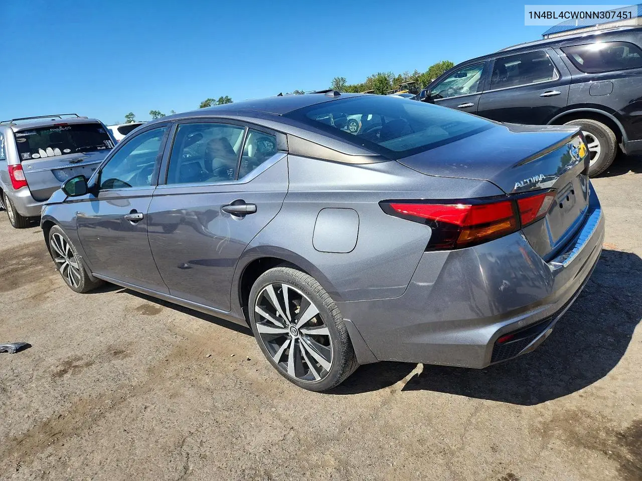 2022 NISSAN ALTIMA VIN 1N4BL4CW0NN307451 — фото 2