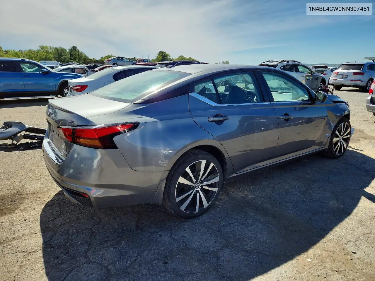 2022 NISSAN ALTIMA VIN 1N4BL4CW0NN307451 — фото 3
