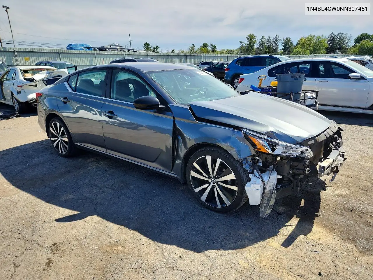 2022 NISSAN ALTIMA VIN 1N4BL4CW0NN307451 — фото 4