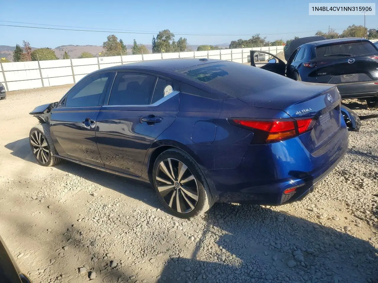 2022 NISSAN ALTIMA VIN 1N4BL4CV1NN315906 — фото 2