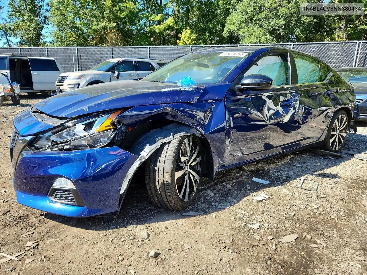 NISSAN ALTIMA 2022, VIN 1N4BL4CV3NN380434