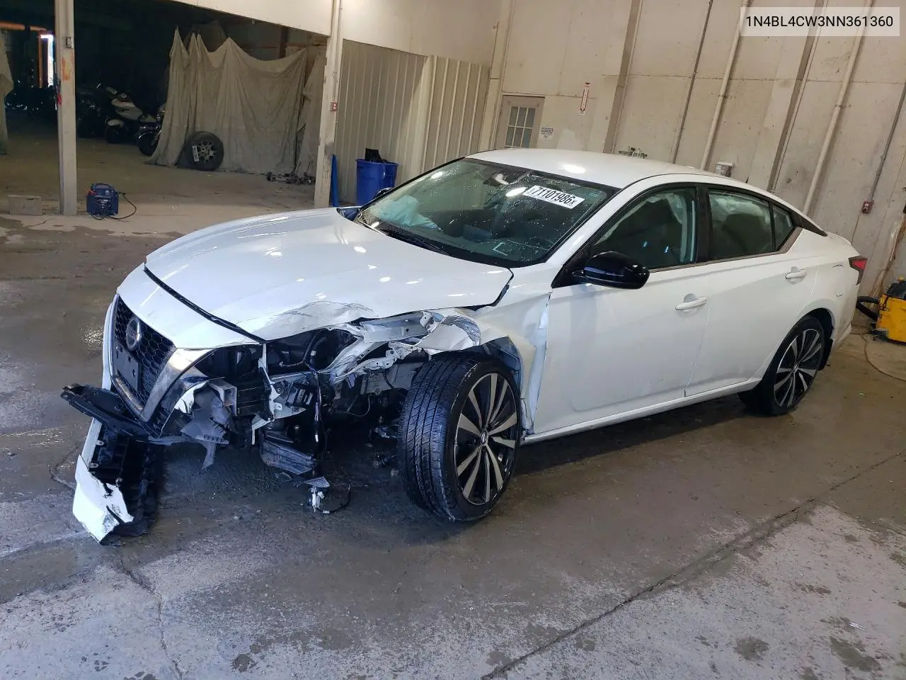 NISSAN ALTIMA 2022, VIN 1N4BL4CW3NN361360