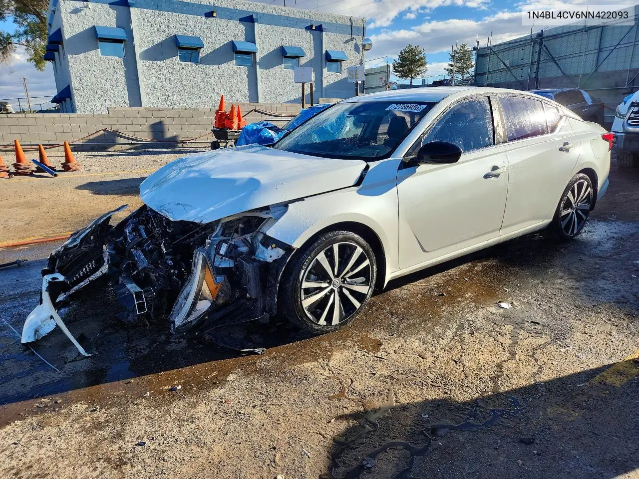 NISSAN ALTIMA 2022, VIN 1N4BL4CV6NN422093