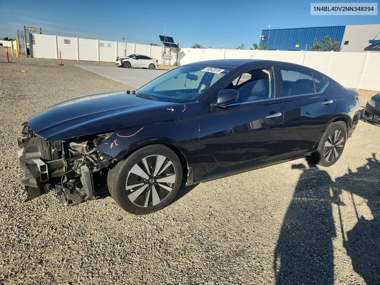 NISSAN ALTIMA 2022, VIN 1N4BL4DV2NN348394