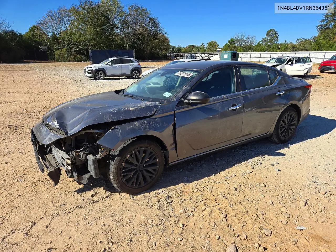 NISSAN ALTIMA 2024, VIN 1N4BL4DV1RN364351