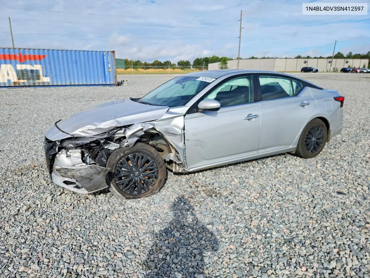 NISSAN ALTIMA 2025, VIN 1N4BL4DV3SN412597