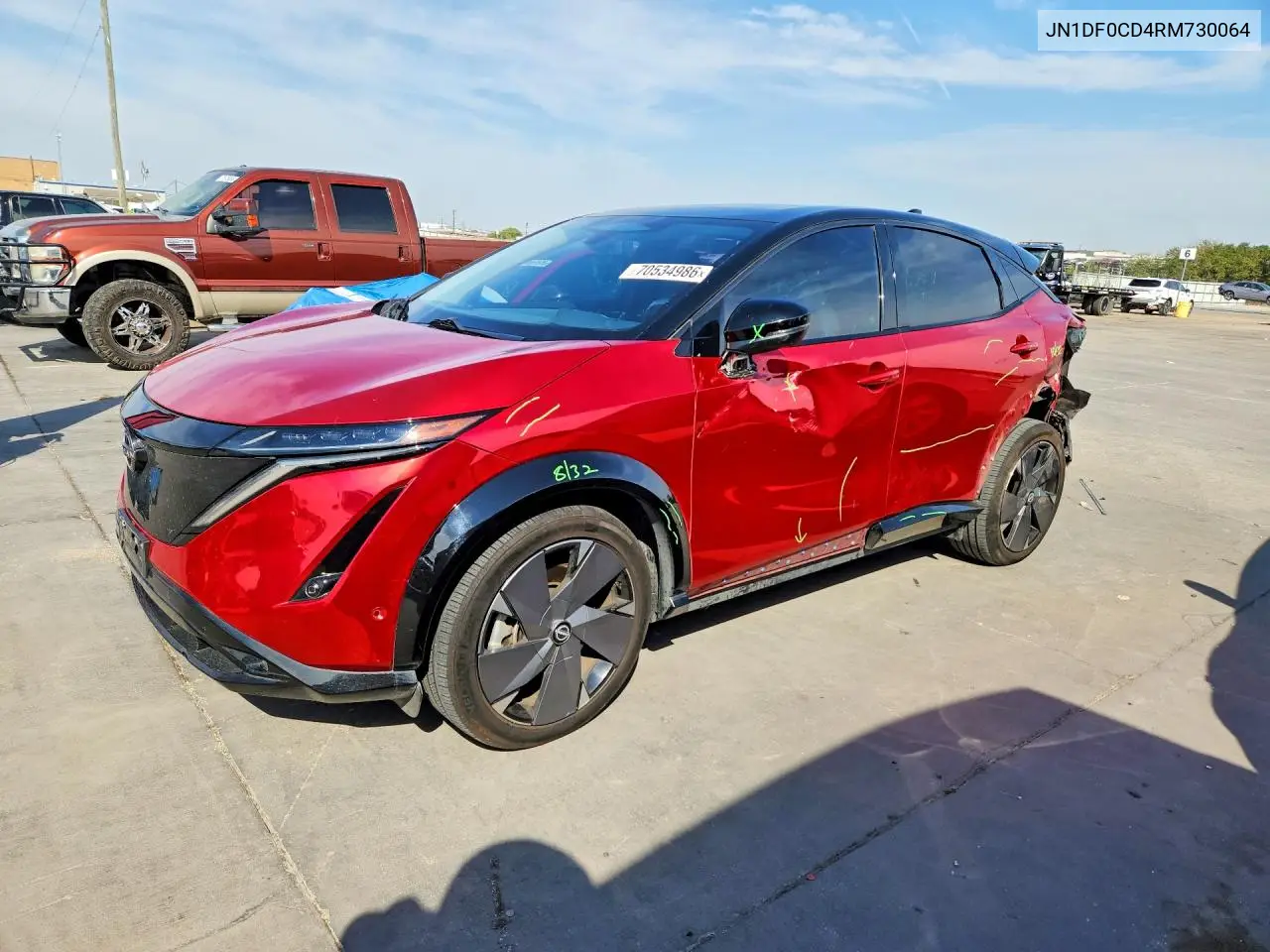 NISSAN ARIYA 2024, VIN JN1DF0CD4RM730064