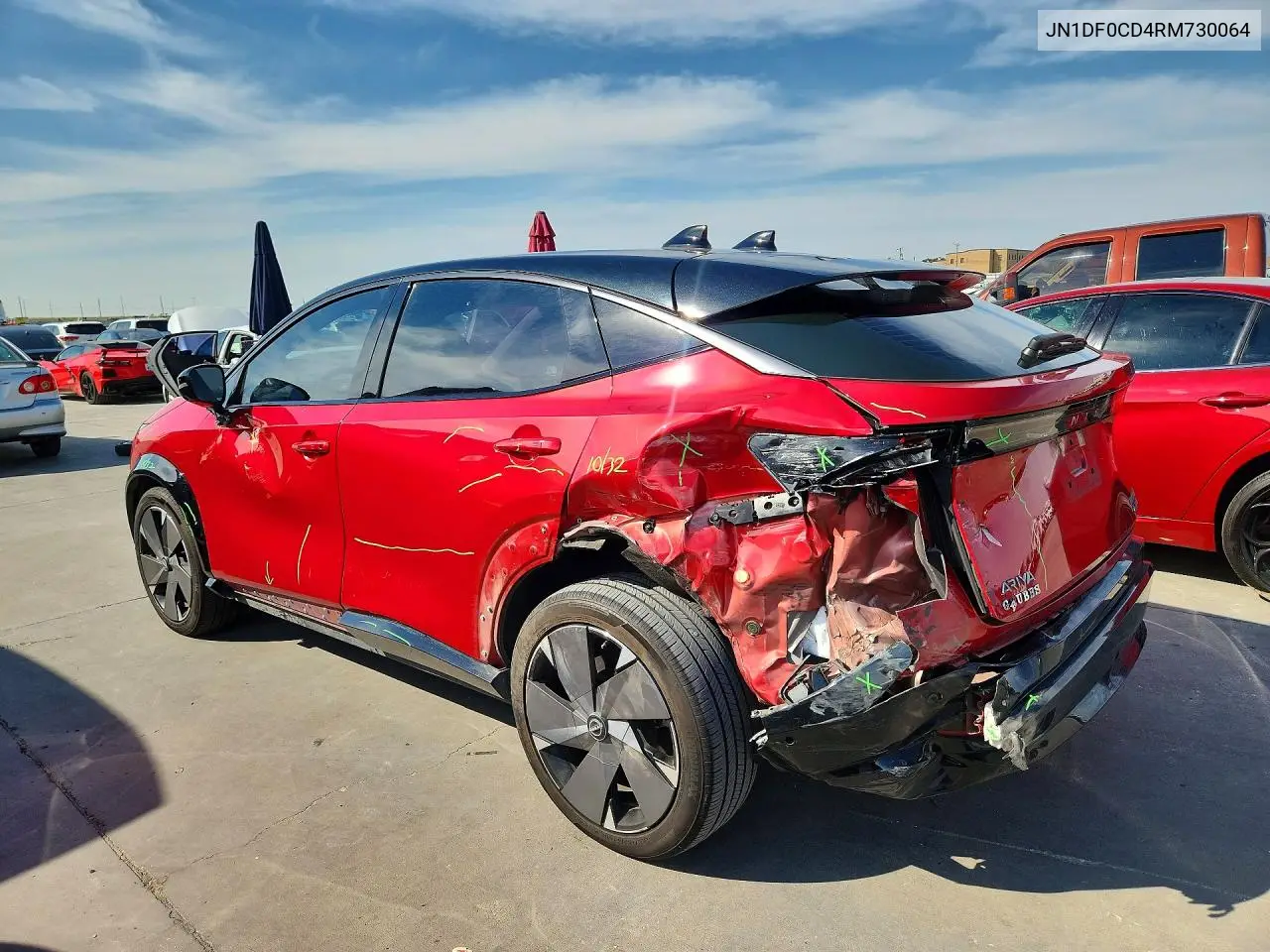 2024 NISSAN ARIYA VIN JN1DF0CD4RM730064 — фото 2