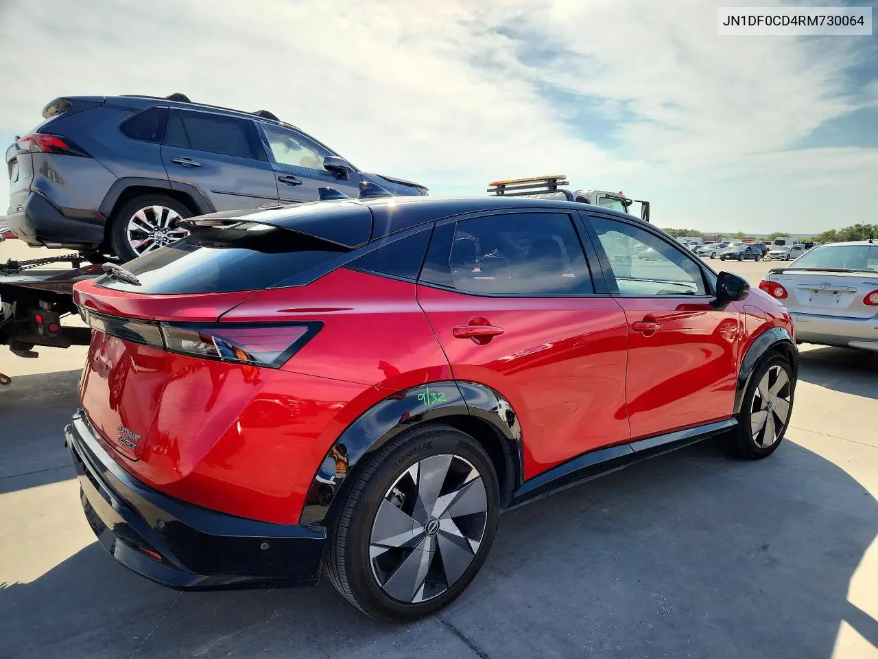 2024 NISSAN ARIYA VIN JN1DF0CD4RM730064 — фото 3