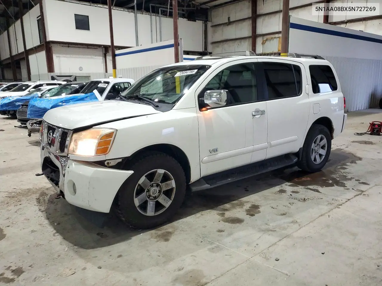 NISSAN ARMADA 2005, VIN 5N1AA08BX5N727269