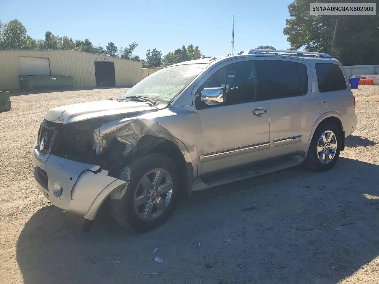 NISSAN ARMADA 2010, VIN 5N1AA0NC8AN602908