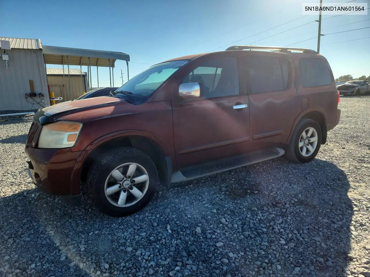 NISSAN ARMADA 2010, VIN 5N1BA0ND1AN601564