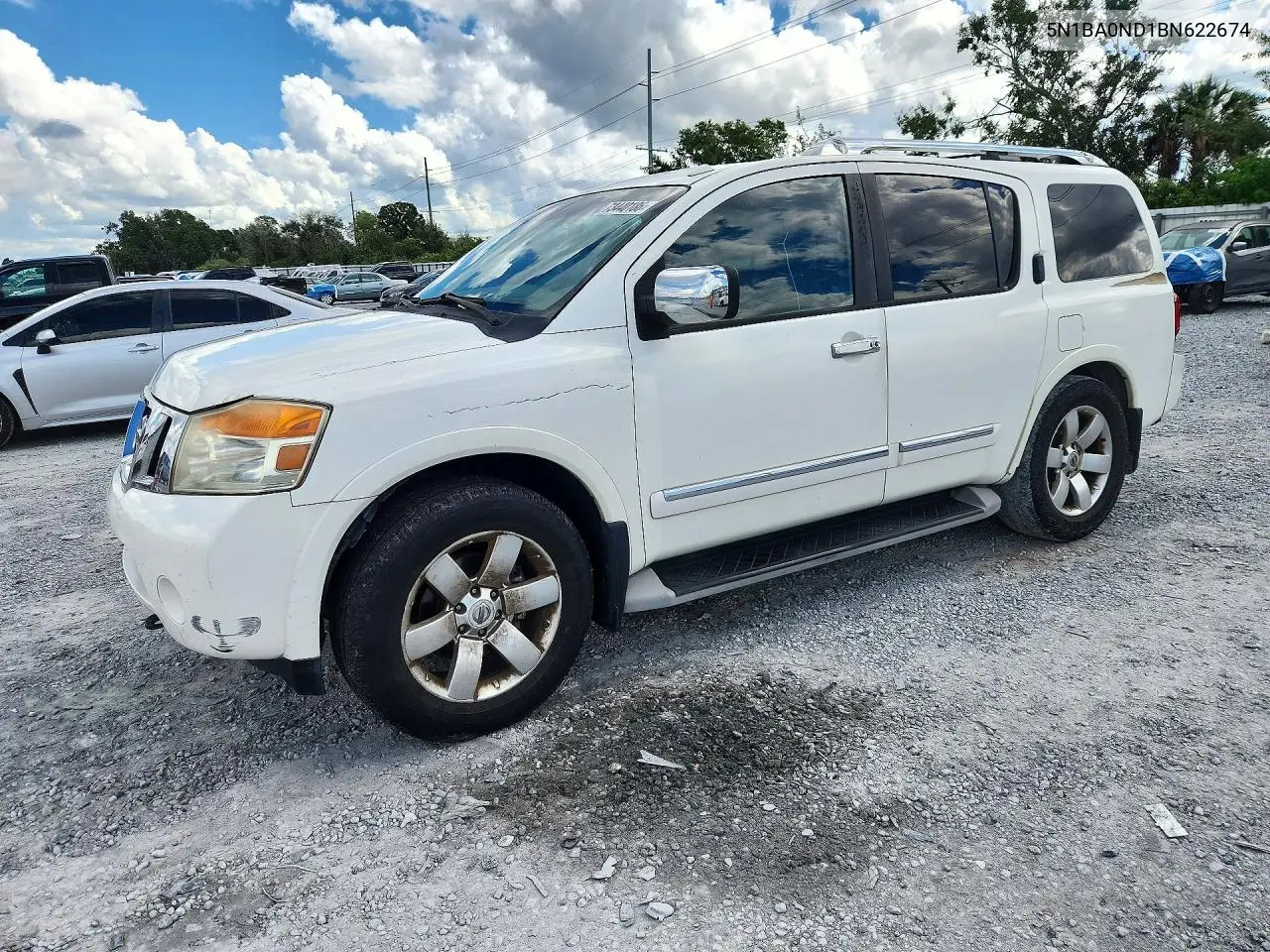 NISSAN ARMADA 2011, VIN 5N1BA0ND1BN622674