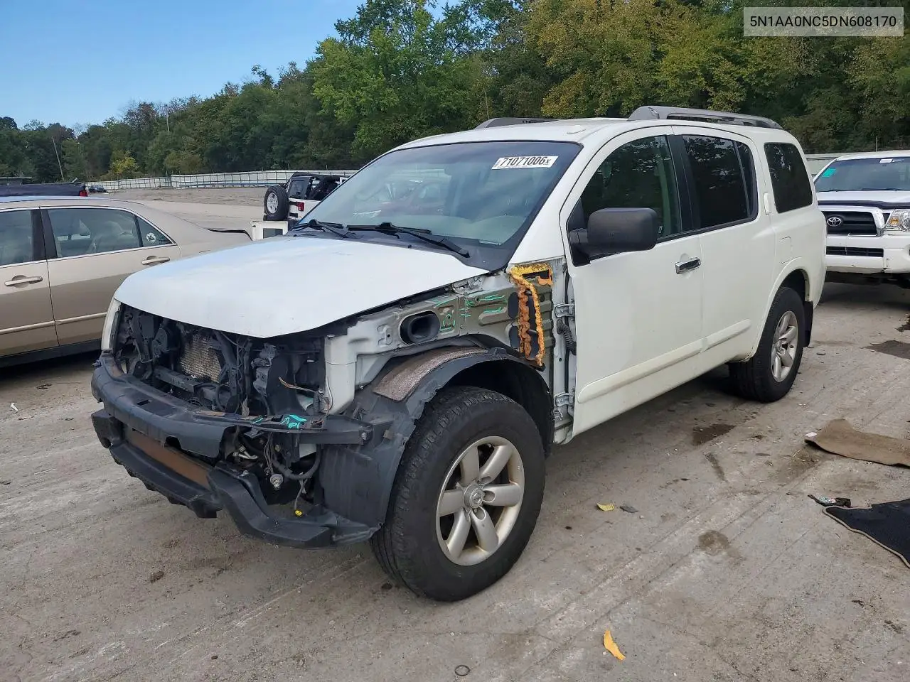 NISSAN ARMADA 2013, VIN 5N1AA0NC5DN608170