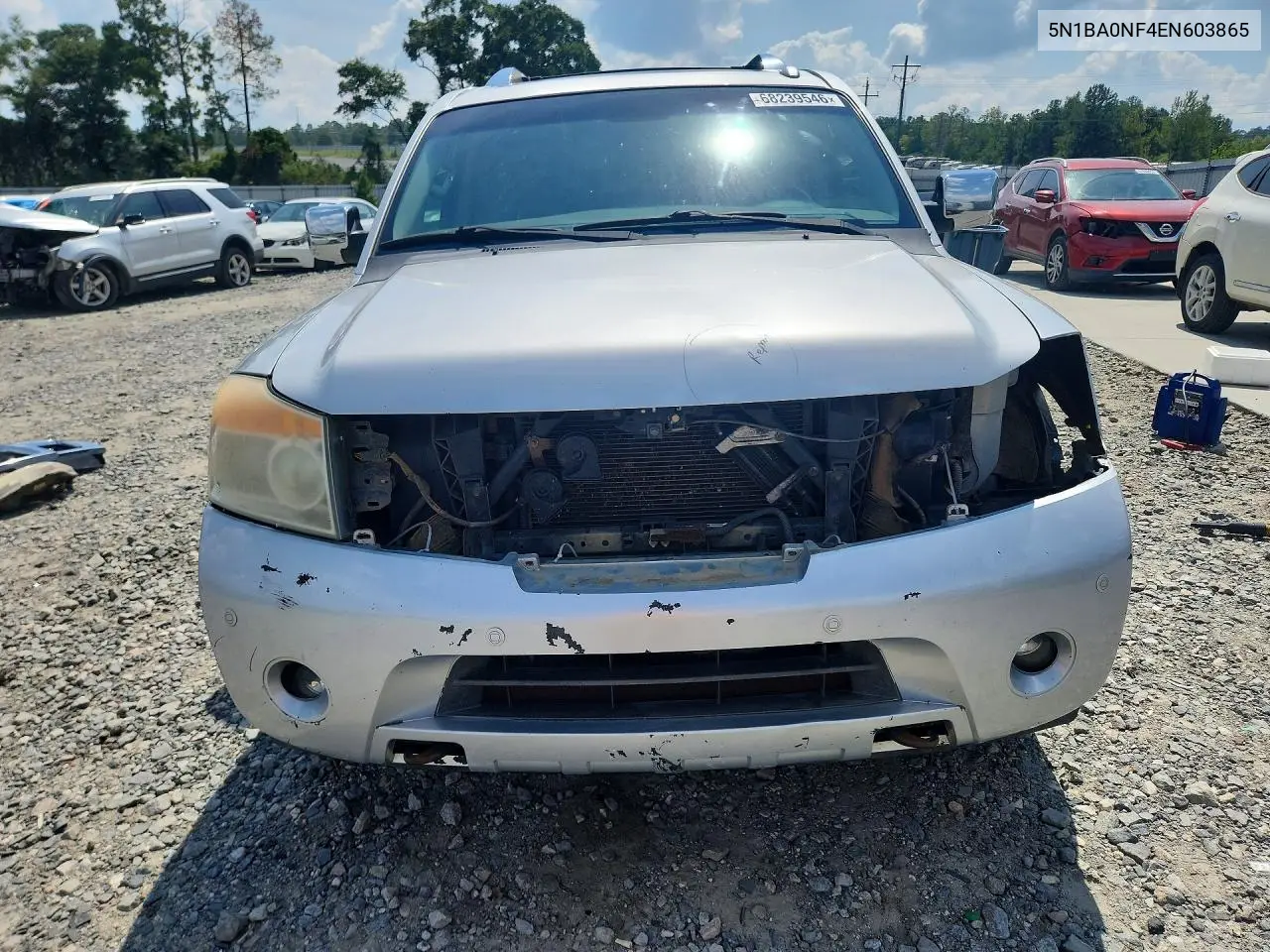 2014 NISSAN ARMADA VIN 5N1BA0NF4EN603865 — фото 5