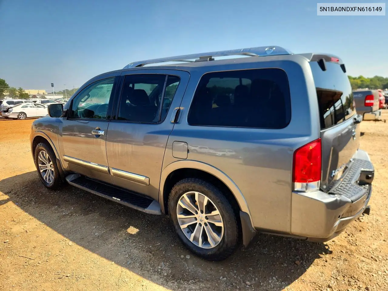 2015 NISSAN ARMADA VIN 5N1BA0NDXFN616149 — фото 2