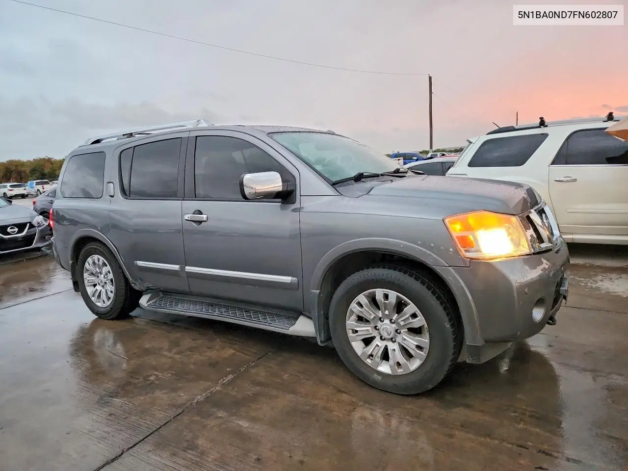 2015 NISSAN ARMADA VIN 5N1BA0ND7FN602807 — фото 4