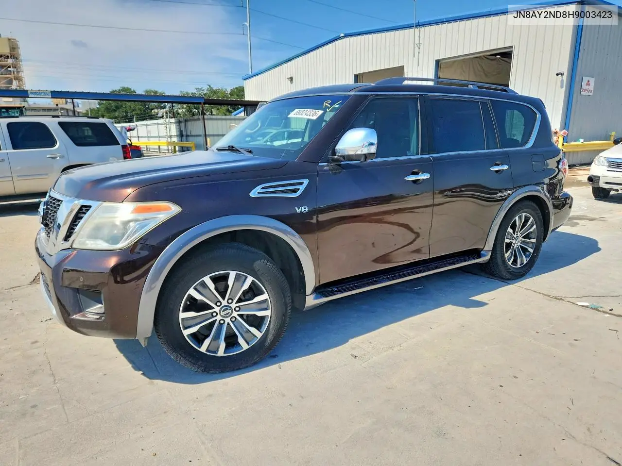 NISSAN ARMADA 2017, VIN JN8AY2ND8H9003423