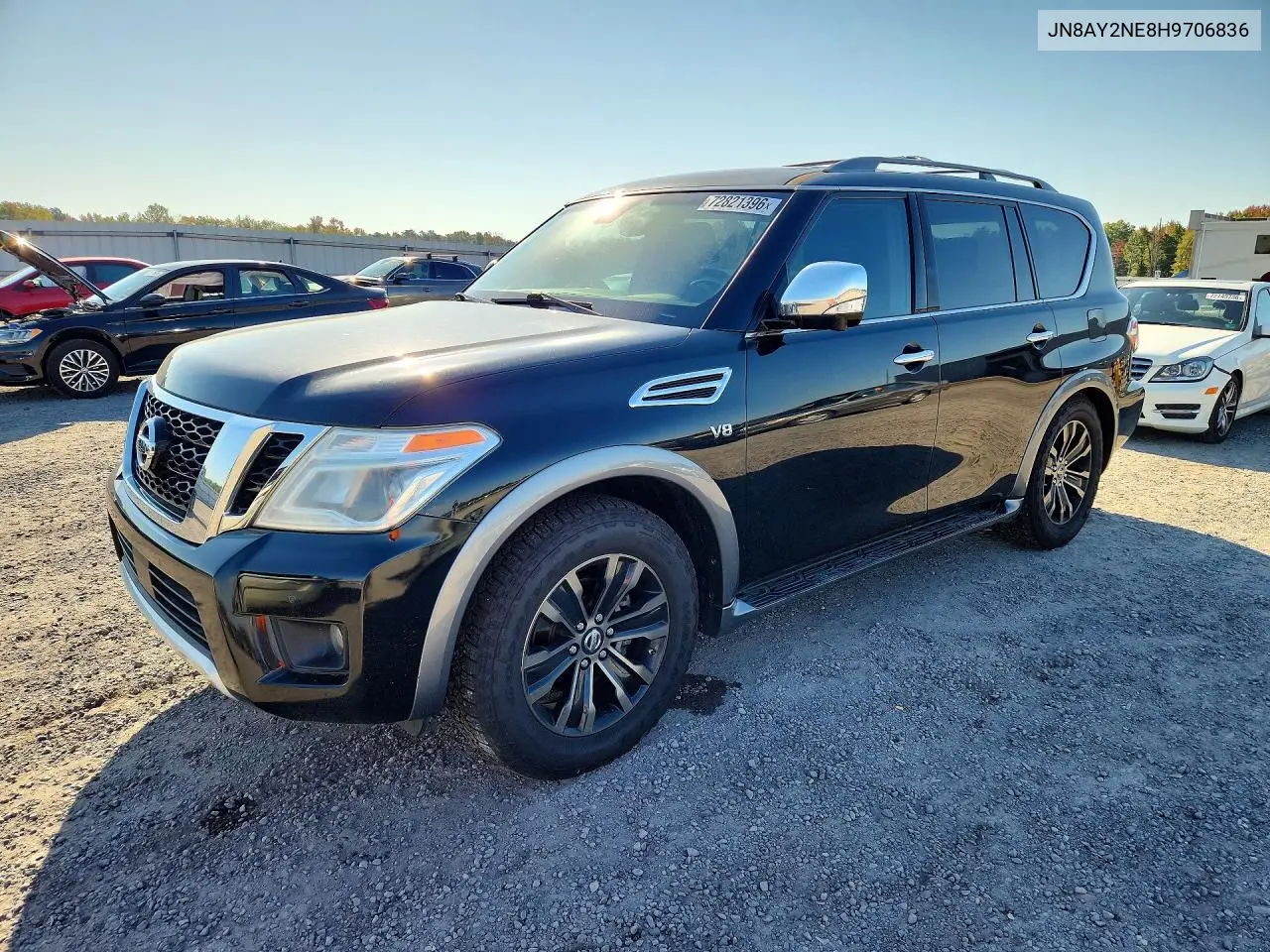 NISSAN ARMADA 2017, VIN JN8AY2NE8H9706836