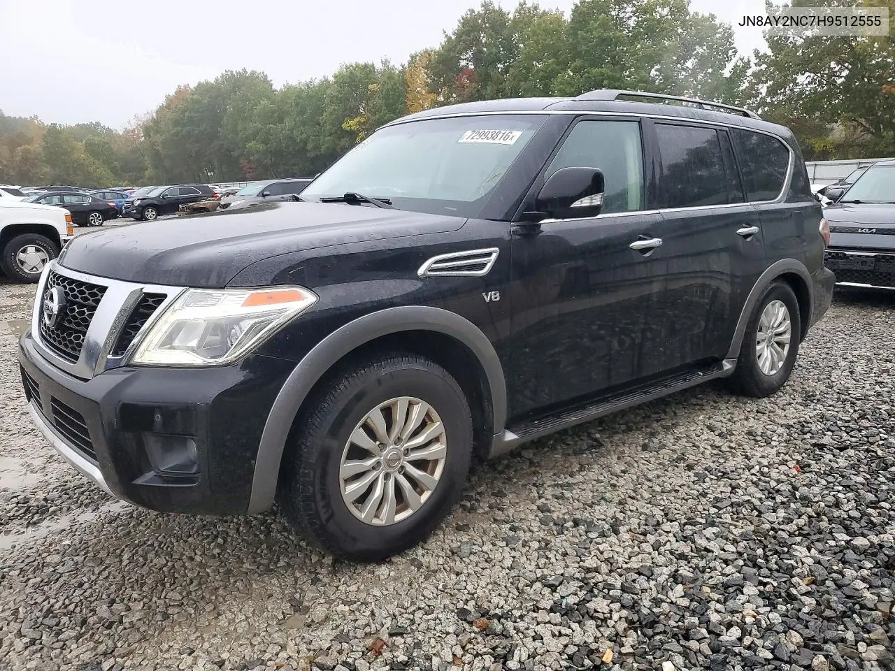 NISSAN ARMADA 2017, VIN JN8AY2NC7H9512555