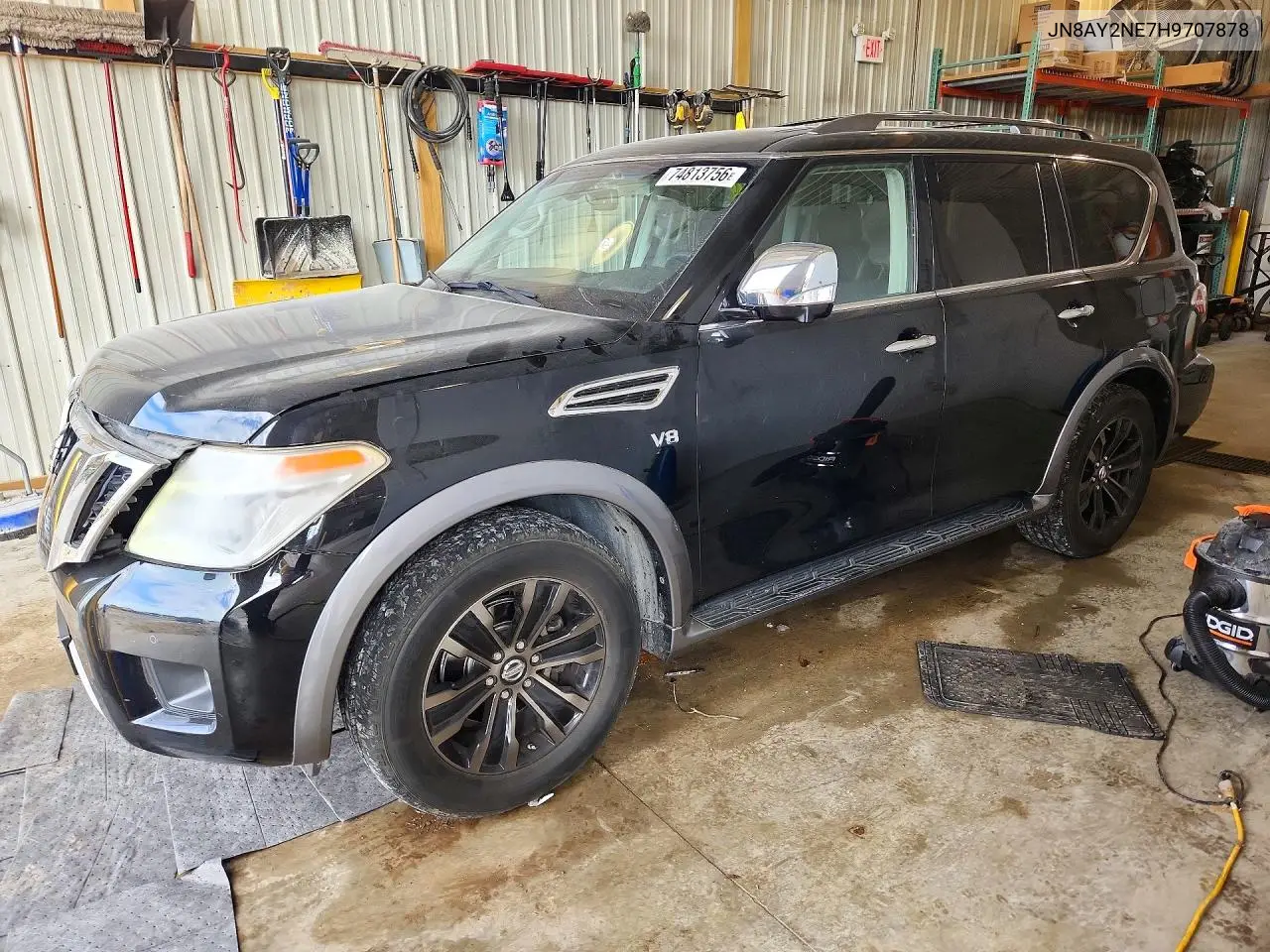 NISSAN ARMADA 2017, VIN JN8AY2NE7H9707878