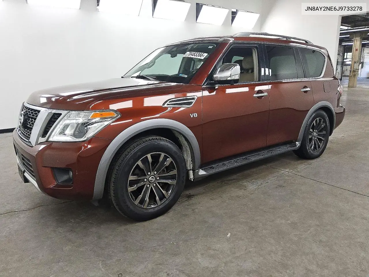 NISSAN ARMADA 2018, VIN JN8AY2NE6J9733278
