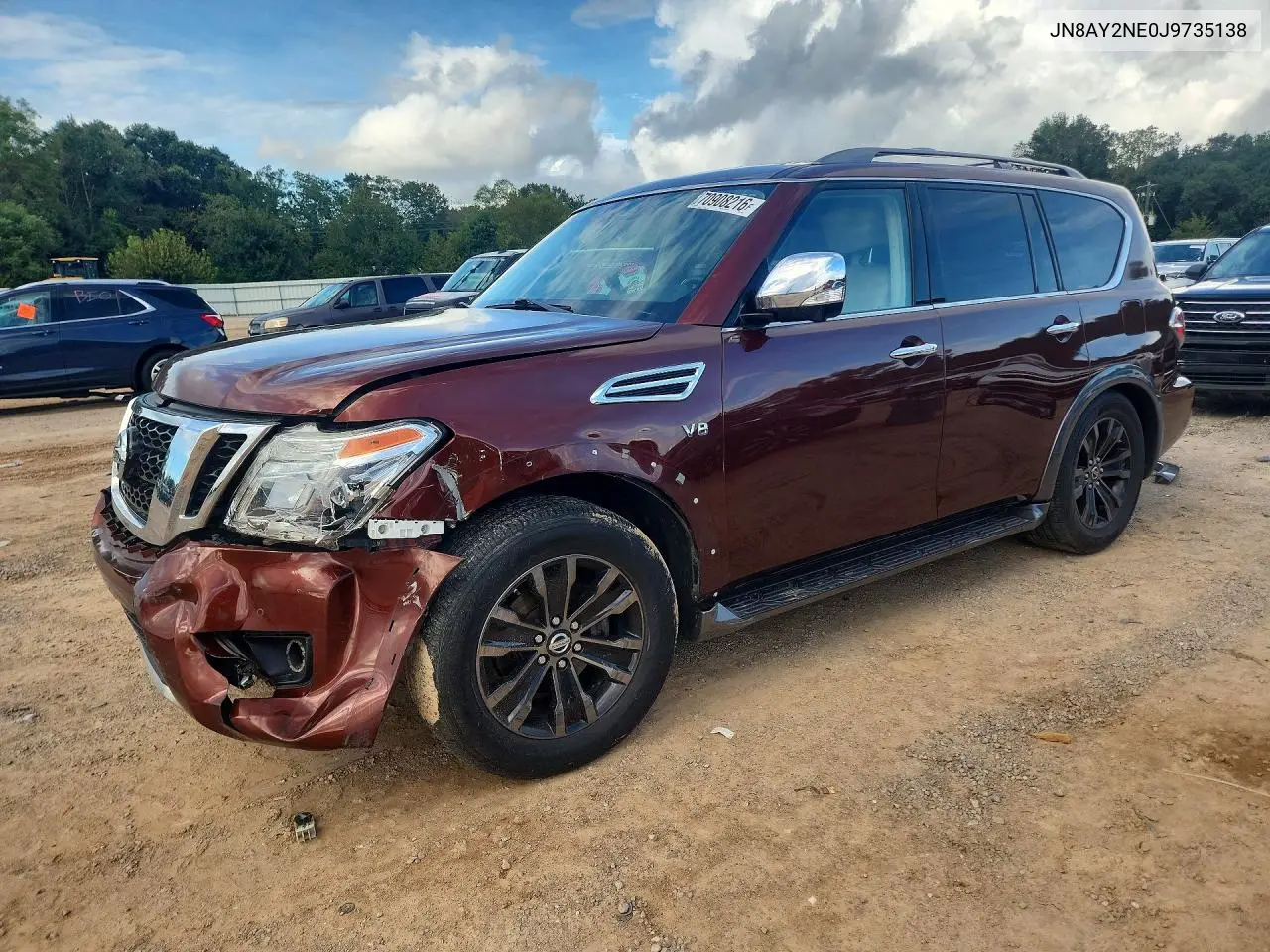 NISSAN ARMADA 2018, VIN JN8AY2NE0J9735138