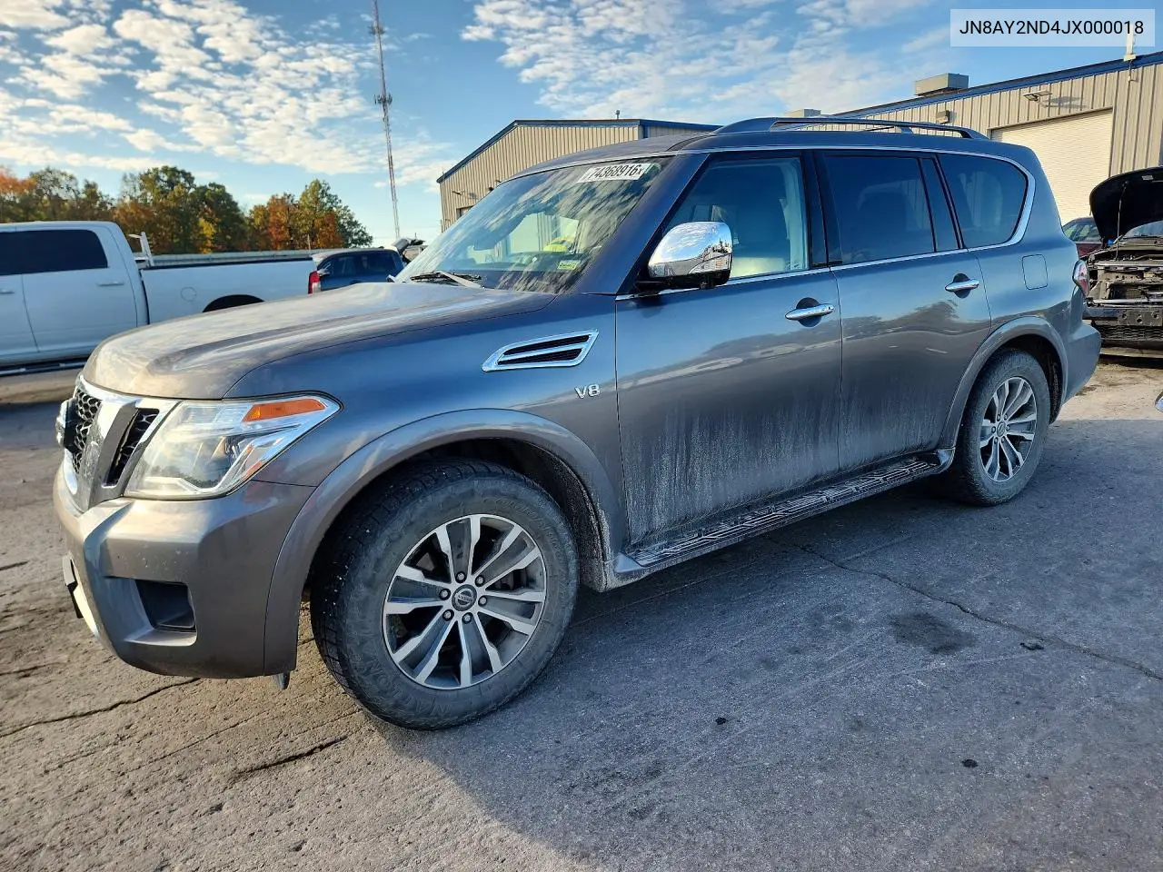 NISSAN ARMADA 2018, VIN JN8AY2ND4JX000018