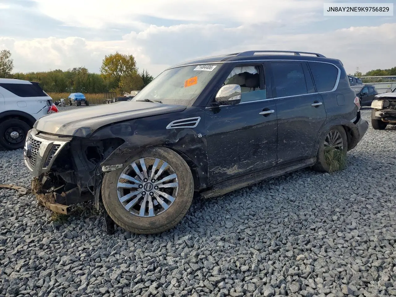 NISSAN ARMADA 2019, VIN JN8AY2NE9K9756829