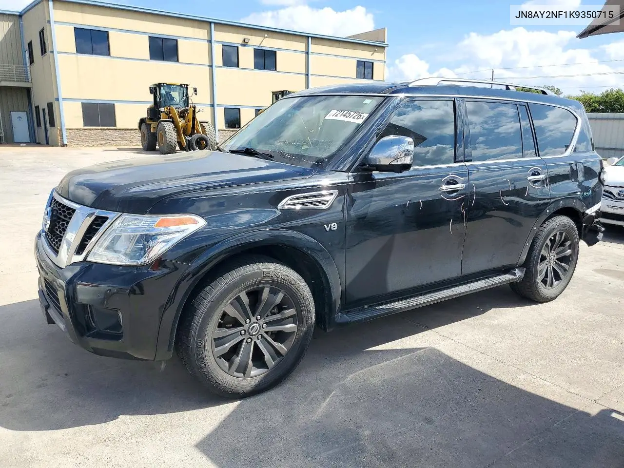 NISSAN ARMADA 2019, VIN JN8AY2NF1K9350715