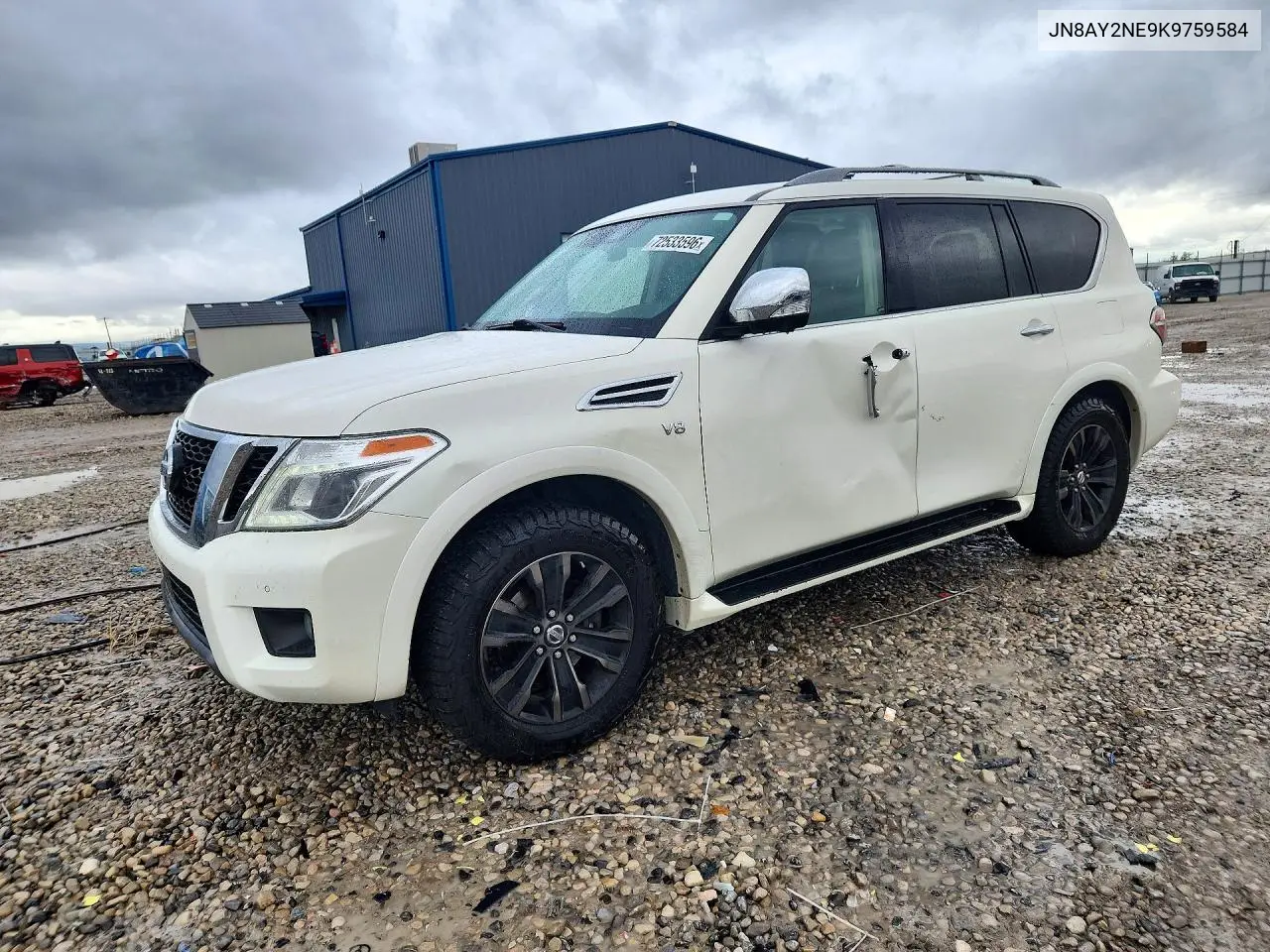 NISSAN ARMADA 2019, VIN JN8AY2NE9K9759584