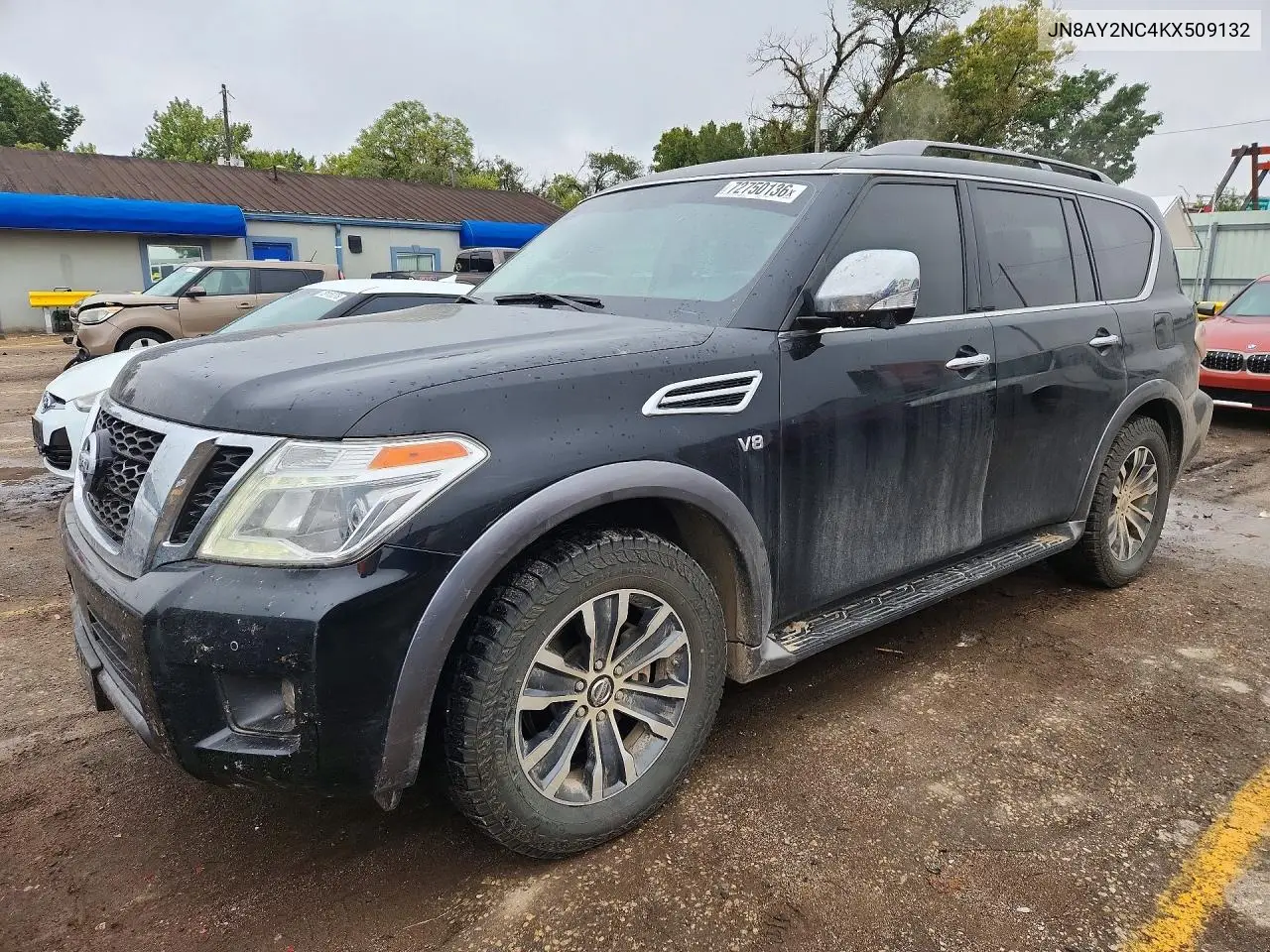 NISSAN ARMADA 2019, VIN JN8AY2NC4KX509132