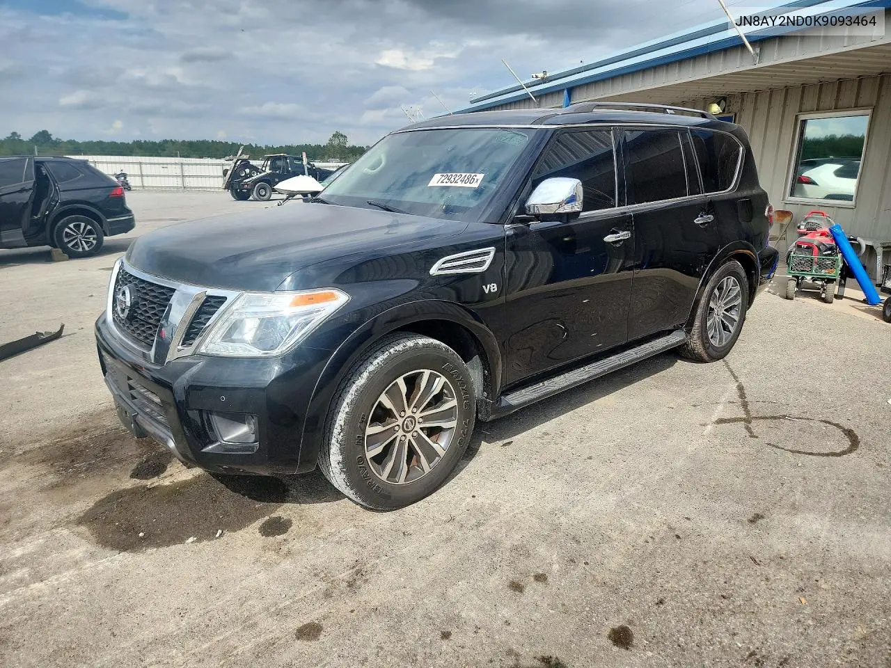 NISSAN ARMADA 2019, VIN JN8AY2ND0K9093464