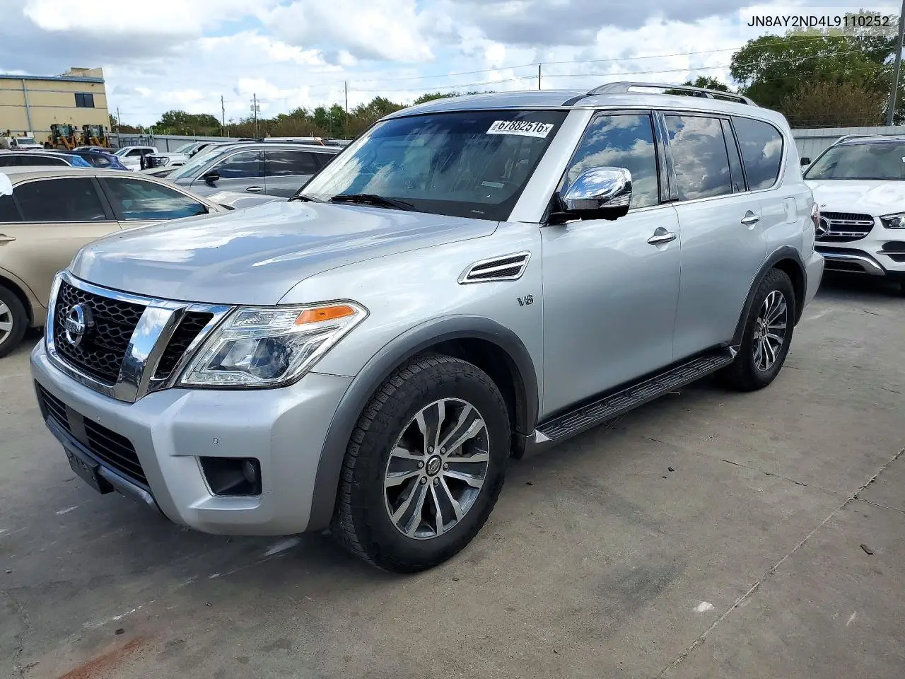 NISSAN ARMADA 2020, VIN JN8AY2ND4L9110252