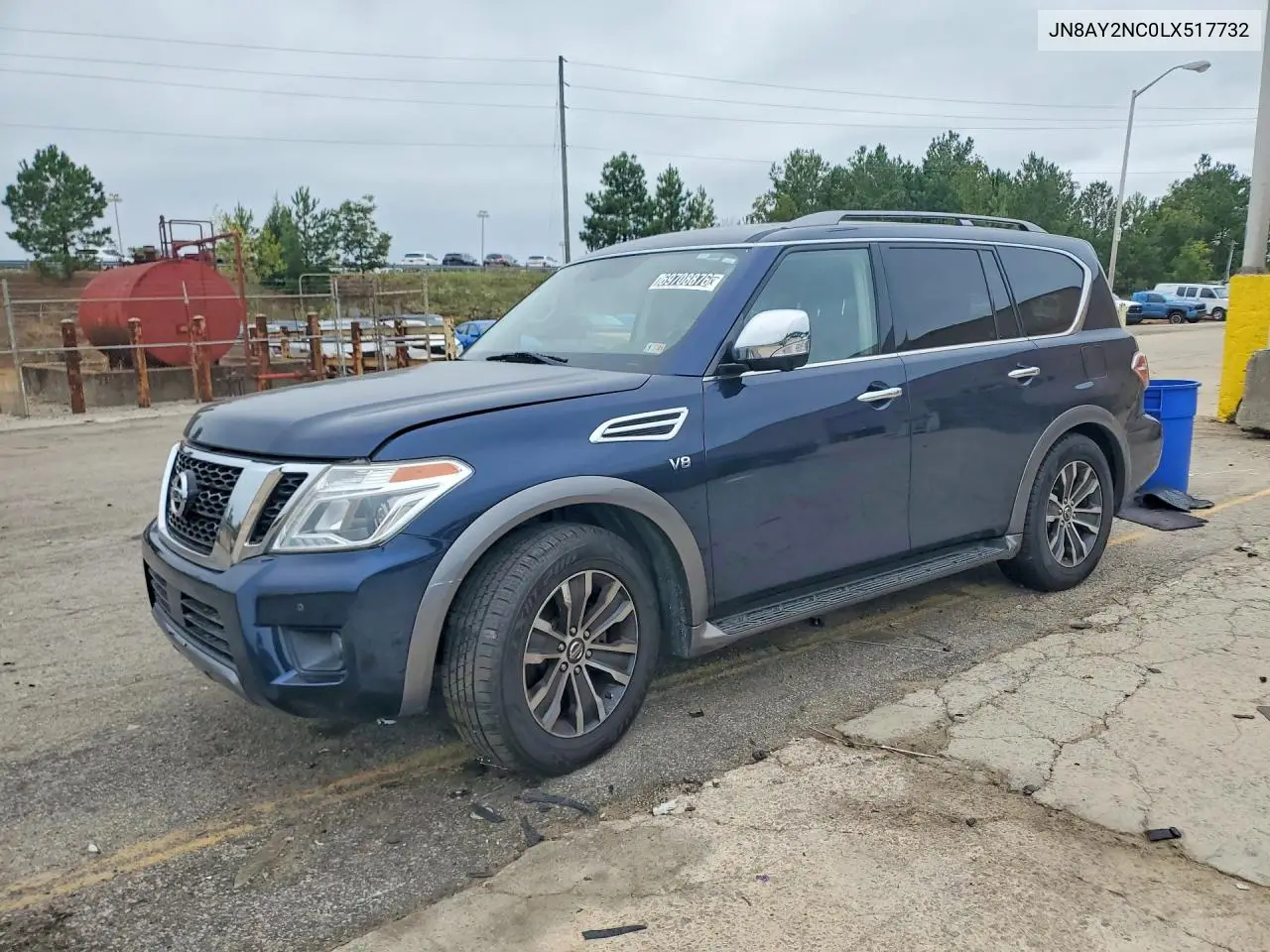 NISSAN ARMADA 2020, VIN JN8AY2NC0LX517732