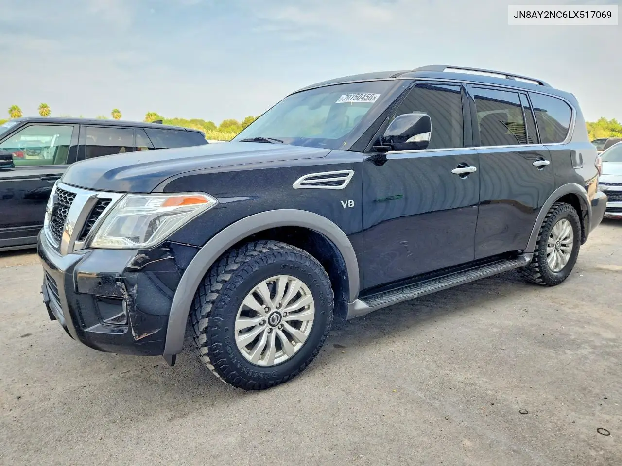 NISSAN ARMADA 2020, VIN JN8AY2NC6LX517069