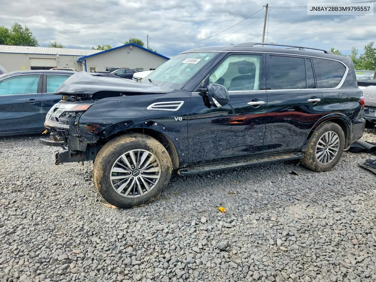 NISSAN ARMADA 2021, VIN JN8AY2BB3M9795557