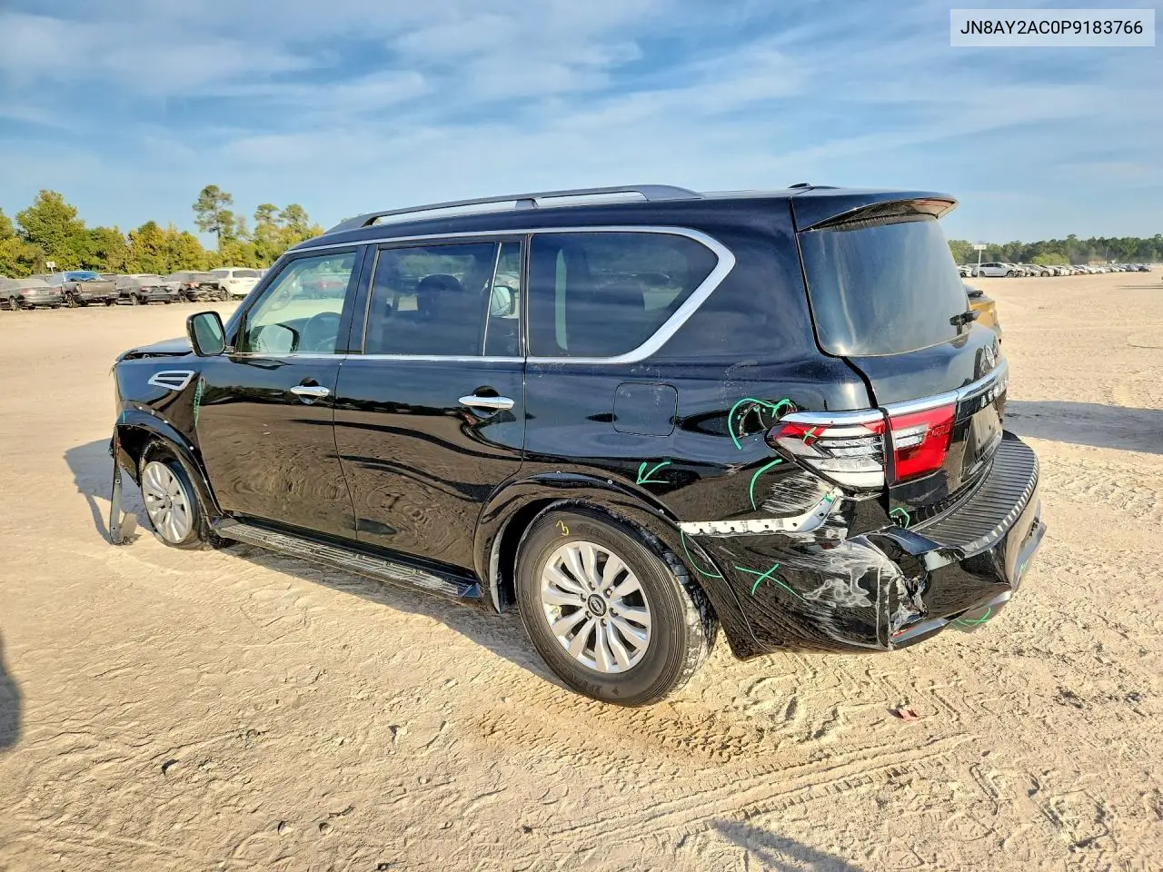 2023 NISSAN ARMADA VIN JN8AY2AC0P9183766 — фото 2