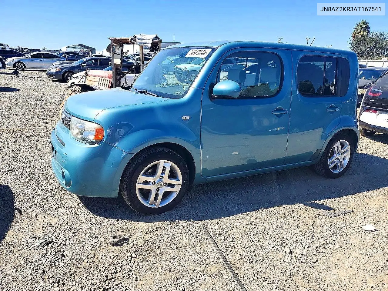 NISSAN CUBE 2010, VIN JN8AZ2KR3AT167541