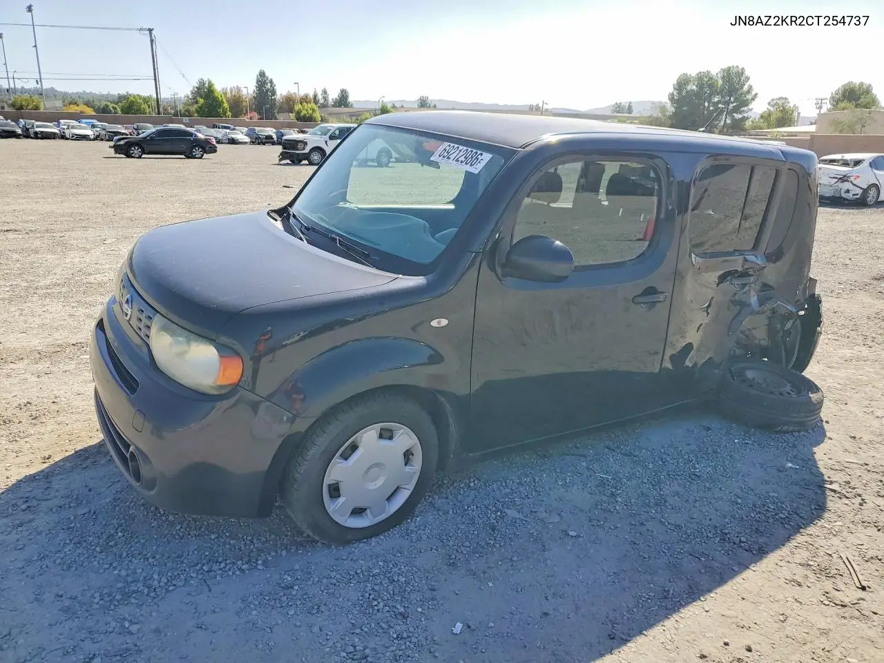 NISSAN CUBE 2012, VIN JN8AZ2KR2CT254737