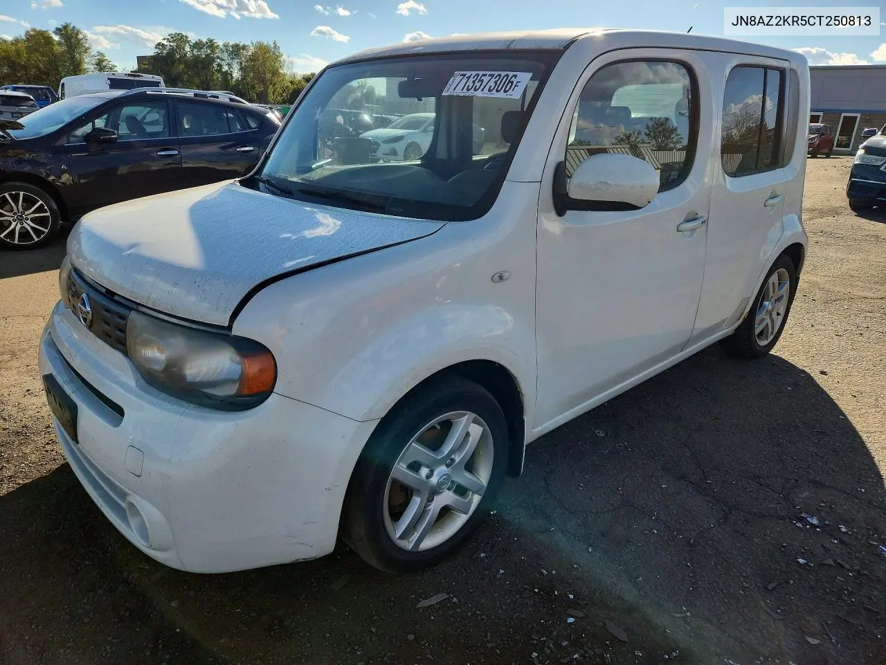 NISSAN CUBE 2012, VIN JN8AZ2KR5CT250813