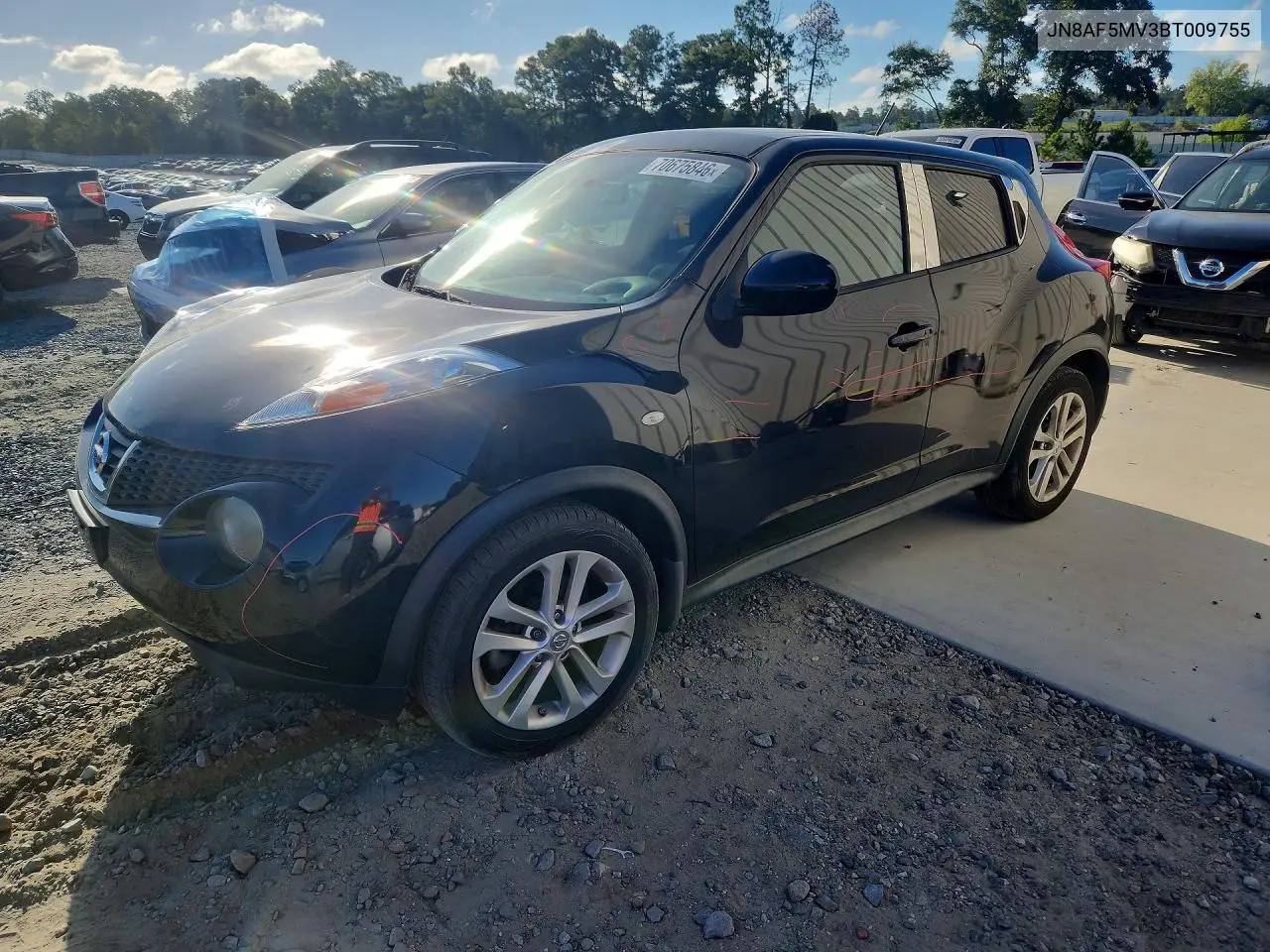 NISSAN JUKE 2011, VIN JN8AF5MV3BT009755