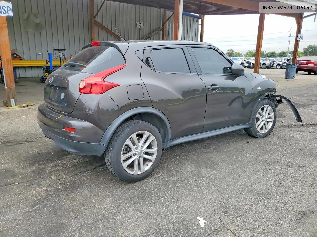 2011 NISSAN JUKE VIN JN8AF5MR7BT019692 — фото 3