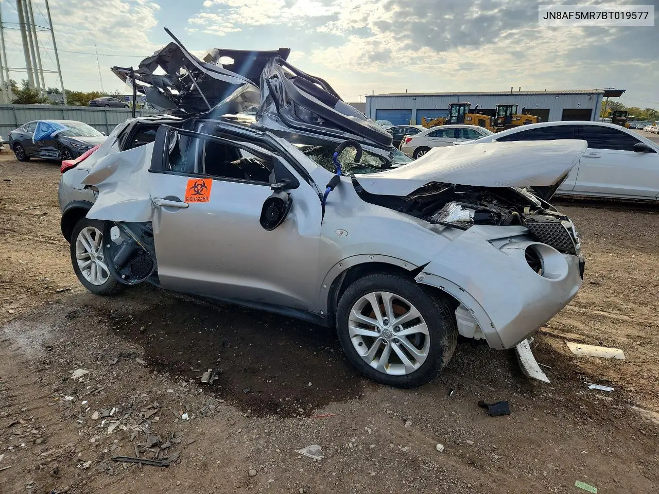 2011 NISSAN JUKE VIN JN8AF5MR7BT019577 — фото 4