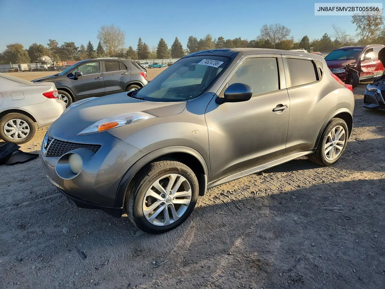 NISSAN JUKE 2011, VIN JN8AF5MV2BT005566