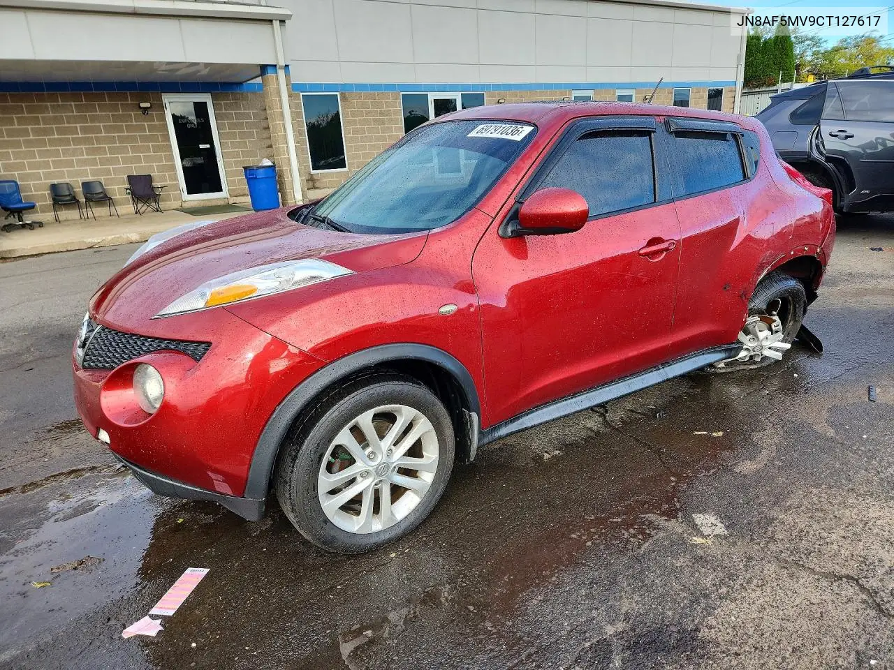 NISSAN JUKE 2012, VIN JN8AF5MV9CT127617