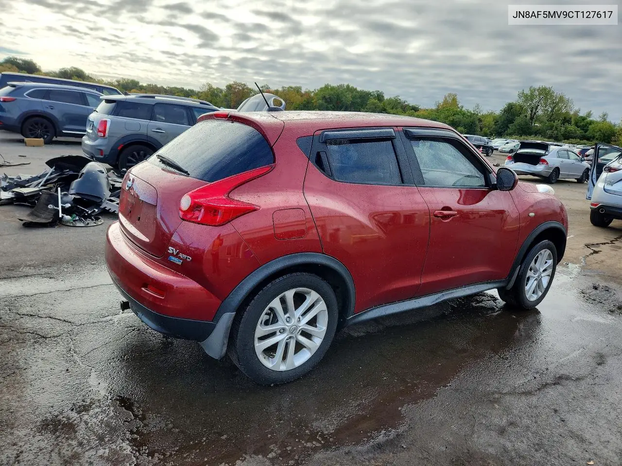 2012 NISSAN JUKE VIN JN8AF5MV9CT127617 — фото 3