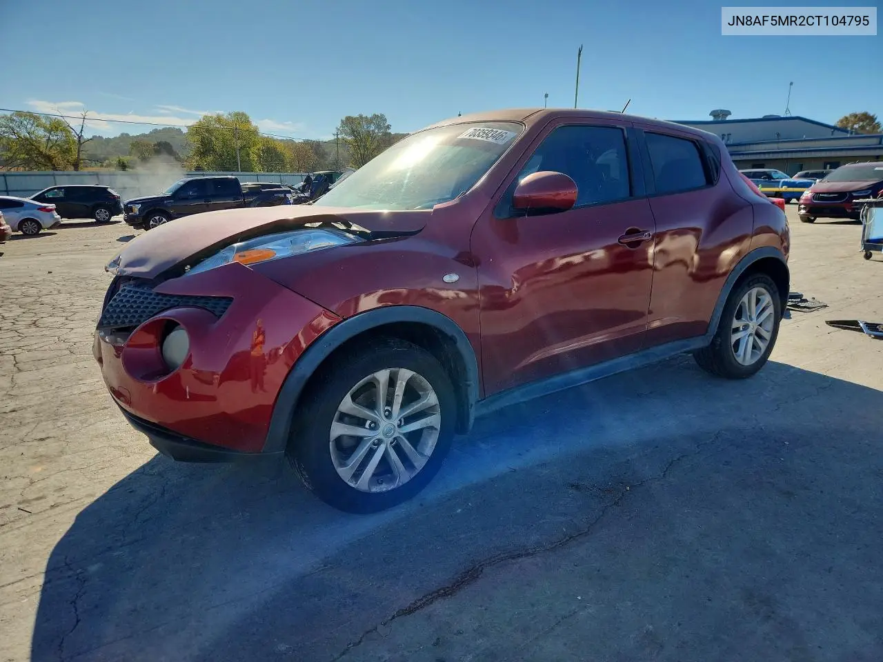 NISSAN JUKE 2012, VIN JN8AF5MR2CT104795