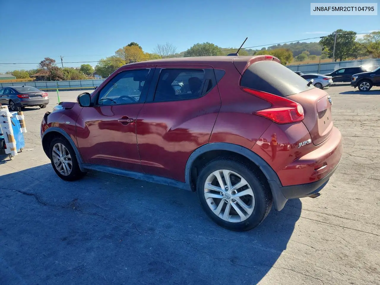 2012 NISSAN JUKE VIN JN8AF5MR2CT104795 — фото 2